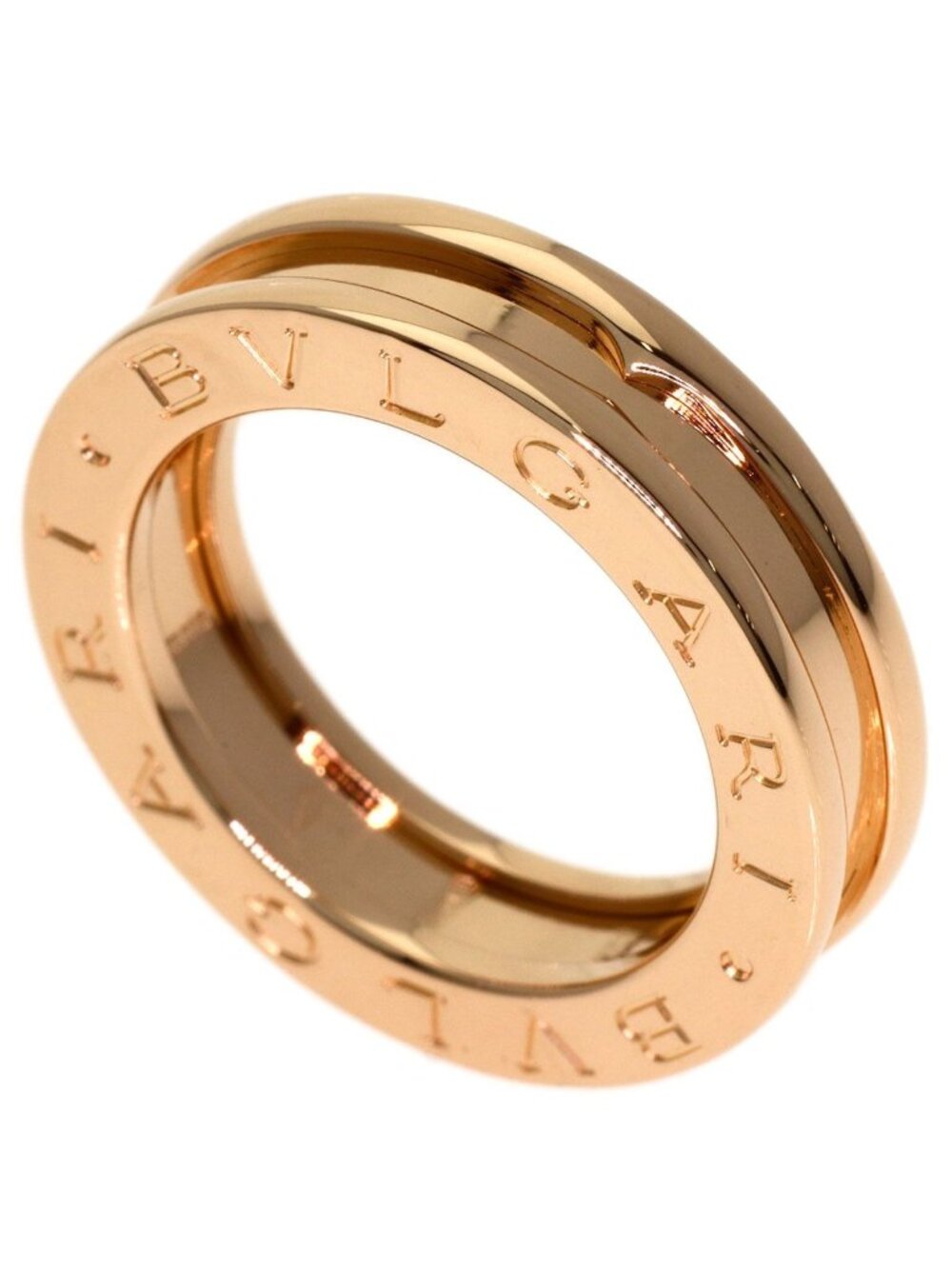 Bvlgari B.Zero1 Band XS 47 Ring 18k Pink Gold